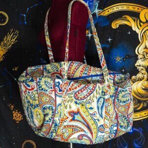 Vera Bradley Duffle Bag in Primary Color Paisley